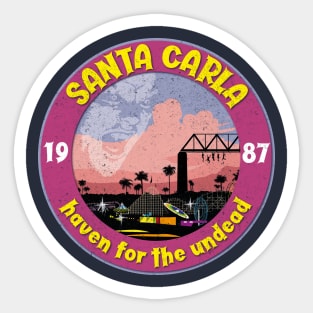 Santa Carla Haven for the Undead Sticker